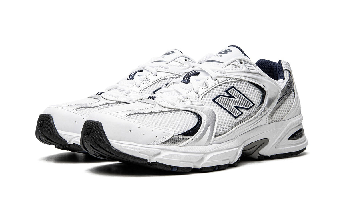 New Balance 530 Sneakers - White, Silver & Navy