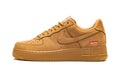 Nike Air Force 1 Low Sneakers with Supreme Logo – Wheat