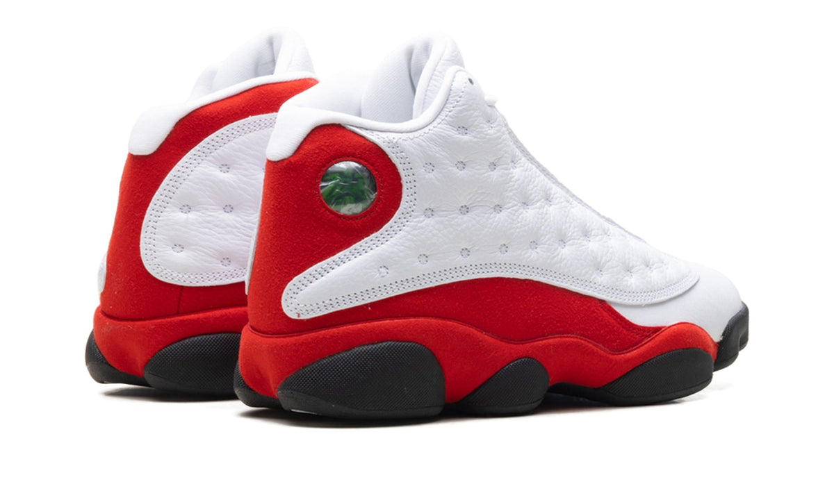 Air Jordan 13 Sneakers – White, Red & Black