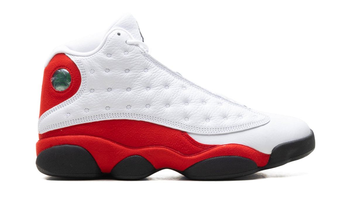 Air Jordan 13 Sneakers – White, Red & Black