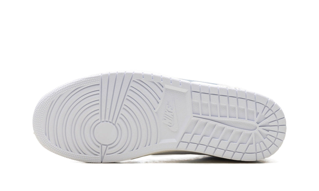 Air Jordan 1 High Top Sneakers in White & Grey