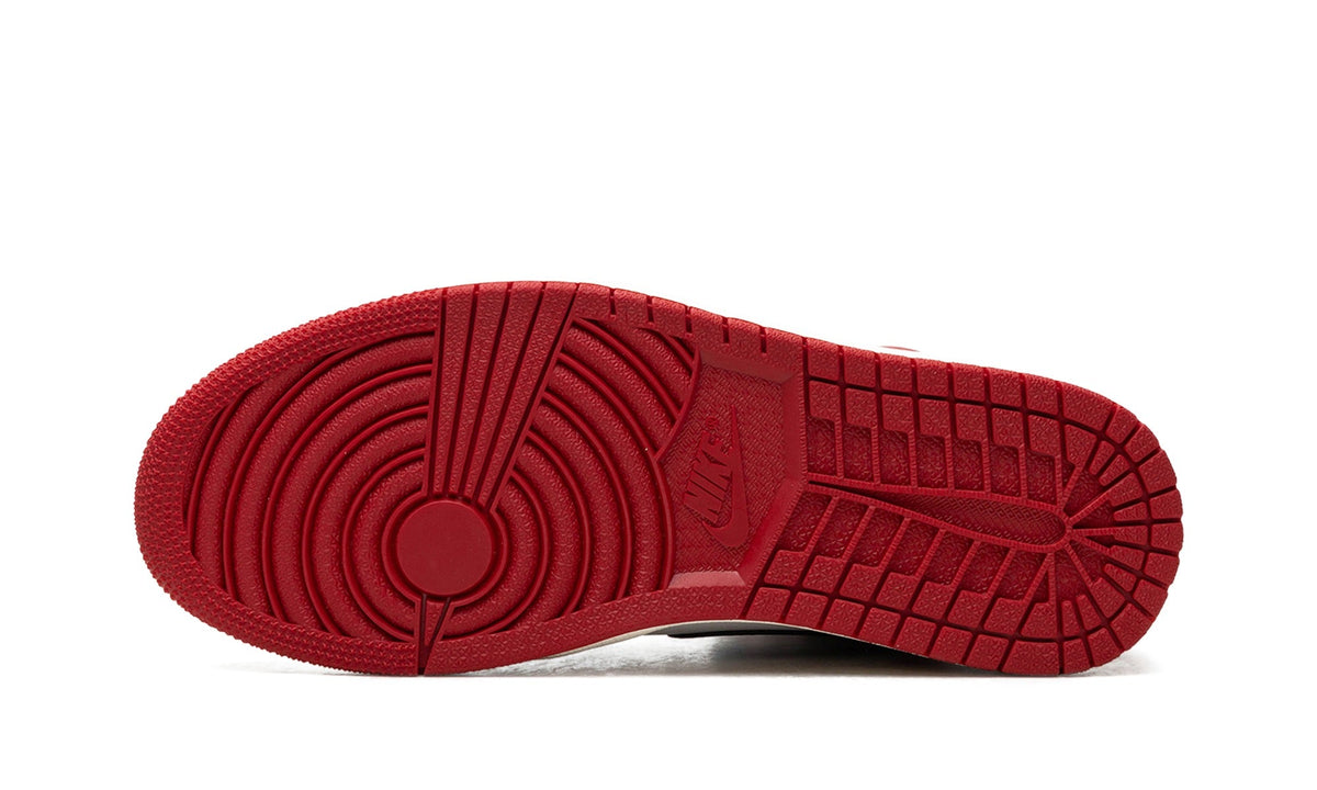 Air Jordan 1 High Sneakers – White, Black & Red