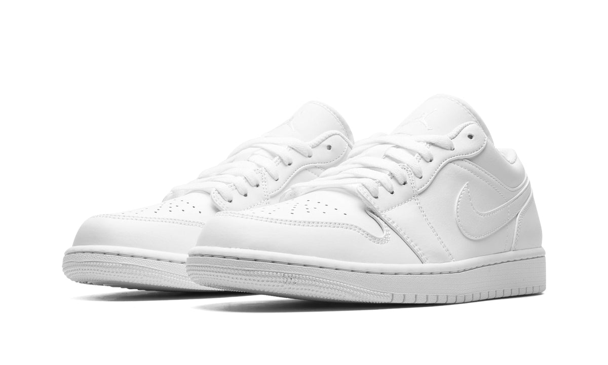 Air Jordan 1 Low Sneakers in Triple White