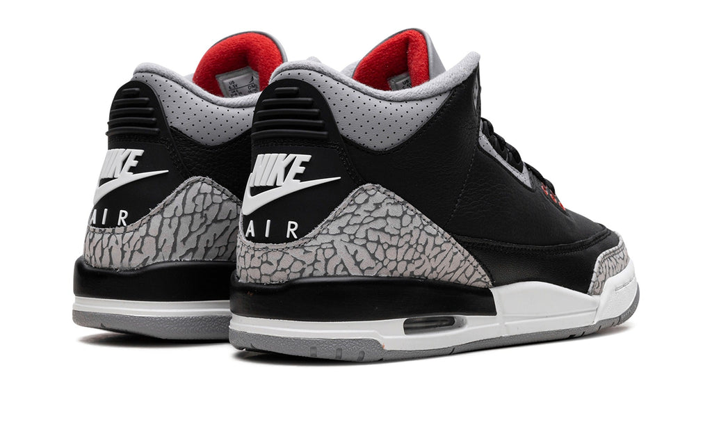 Air Jordan 3 Sneakers – Black Cement