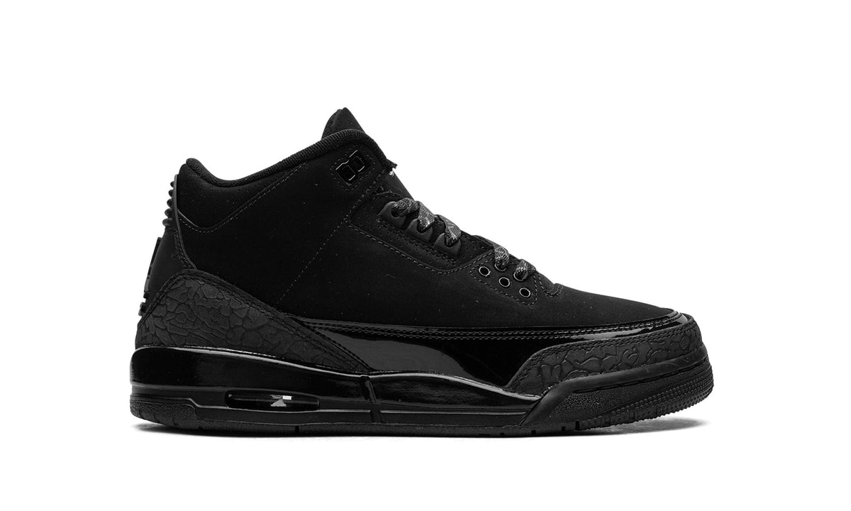 Air Jordan 3 GS Sneakers in Black & White