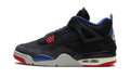 Air Jordan 4 Sneakers – Black, Blue & Red