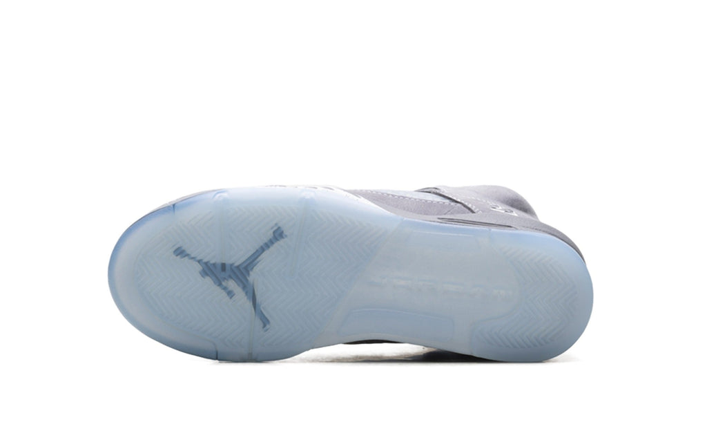 Air Jordan 5 High-Top Sneakers - Gray & Ice Blue
