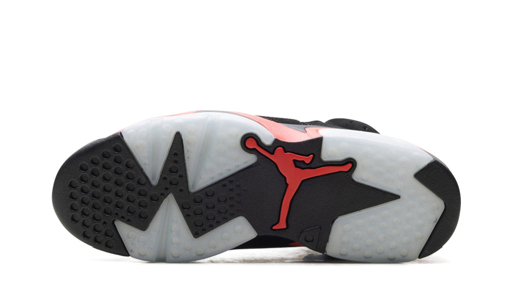 Air Jordan 6 Sneakers – Black & Infrared Red
