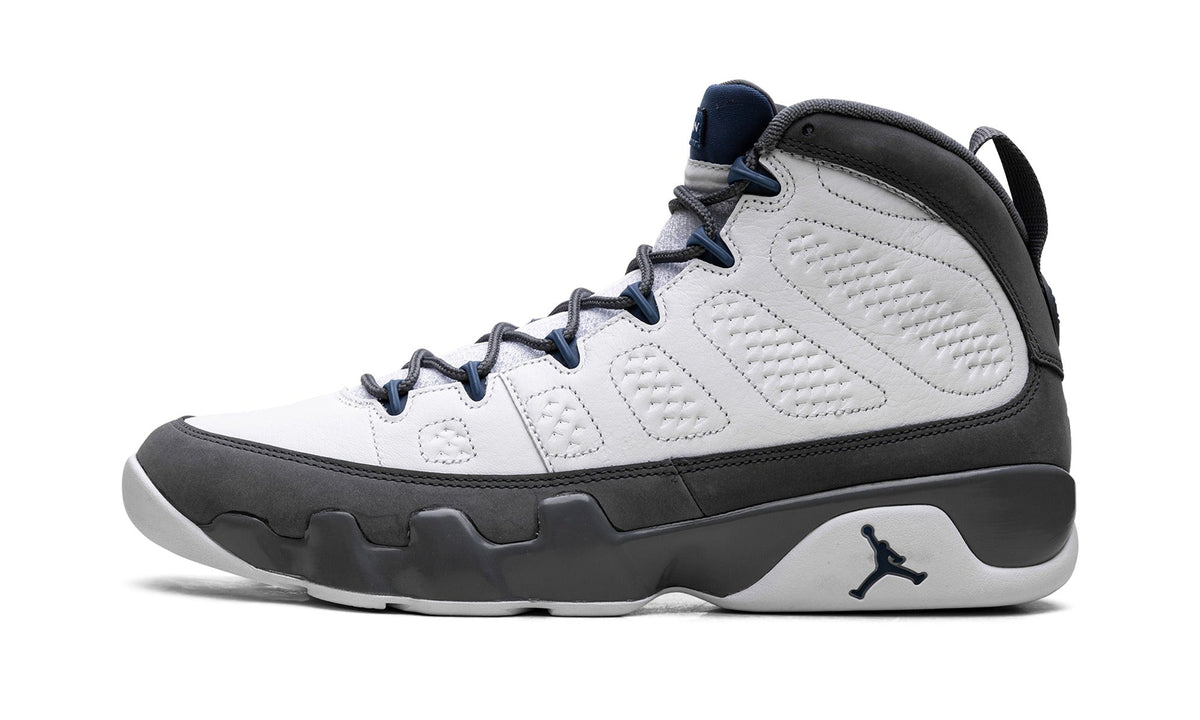 Air Jordan 9 High-Top Sneakers – White, Charcoal & Navy