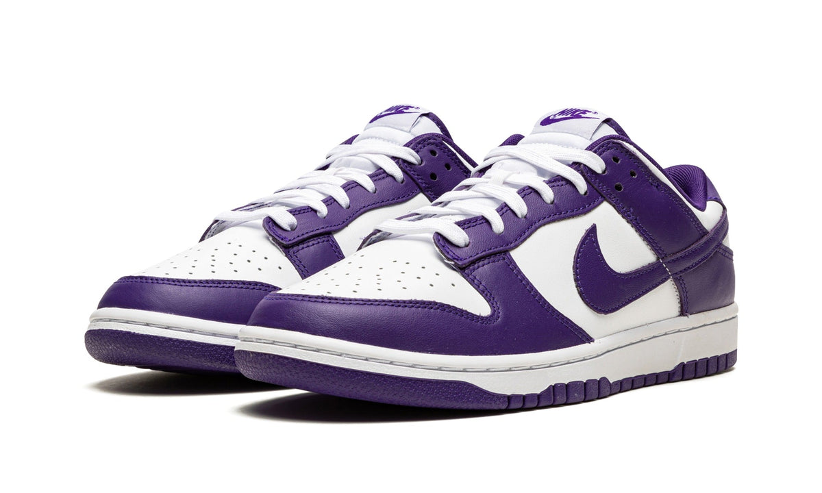 Nike Dunk Low Sneakers - Purple & White