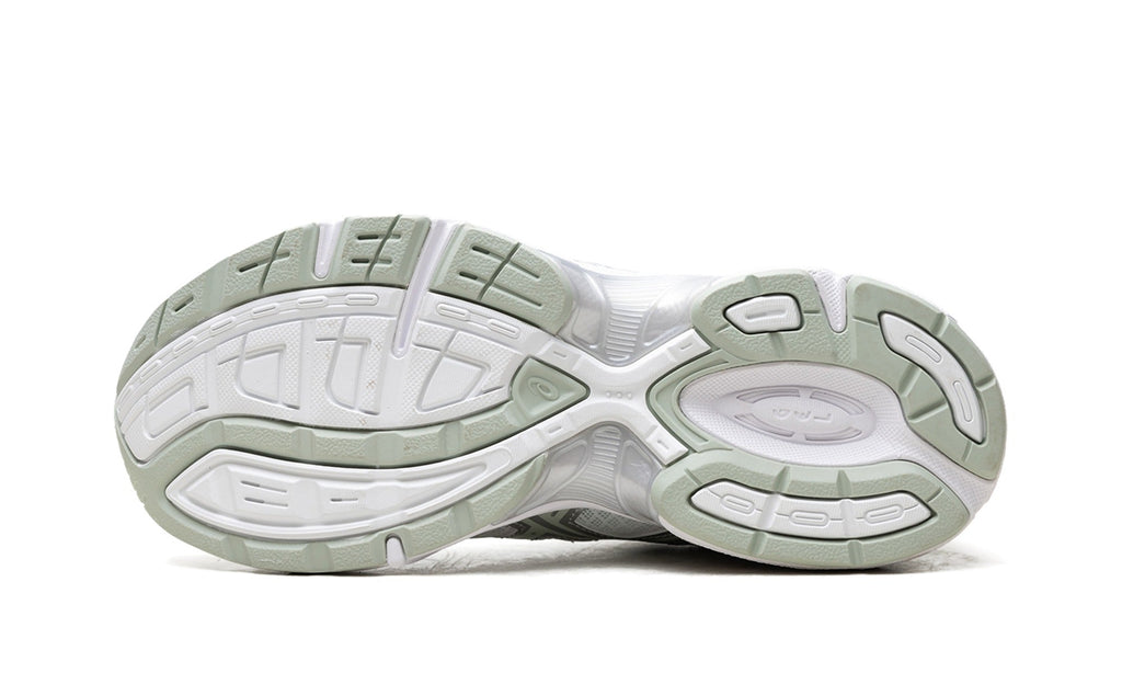 ASICS Mesh Sneakers - White, Silver & Pale Green