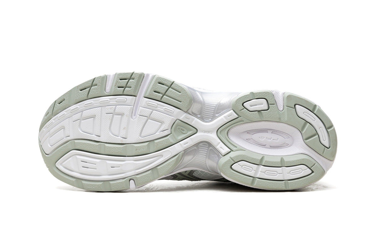ASICS Mesh Sneakers - White, Silver & Pale Green
