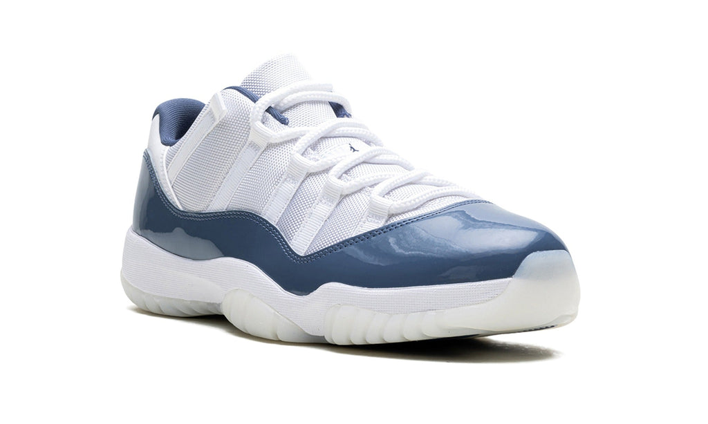 Air Jordan 11 Low Sneakers – White & Blue