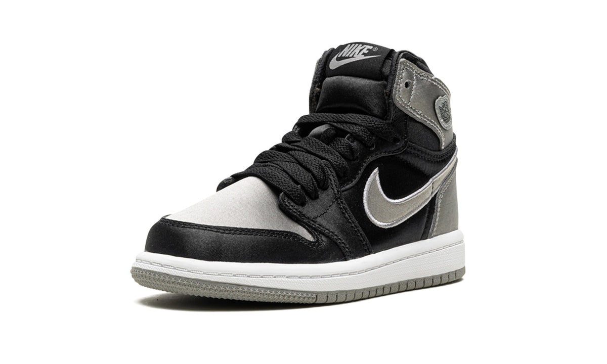 Air Jordan 1 High-Top Sneakers – Black, Gray & White