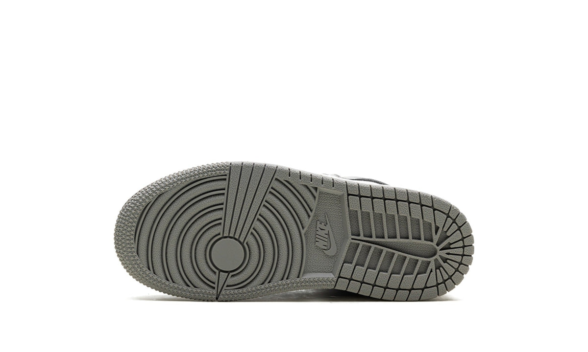 Air Jordan 1 High-Top Sneakers – Black, Gray & White