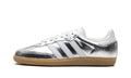 adidas Samba OG Sneakers – Metallic Silver, White & Gum
