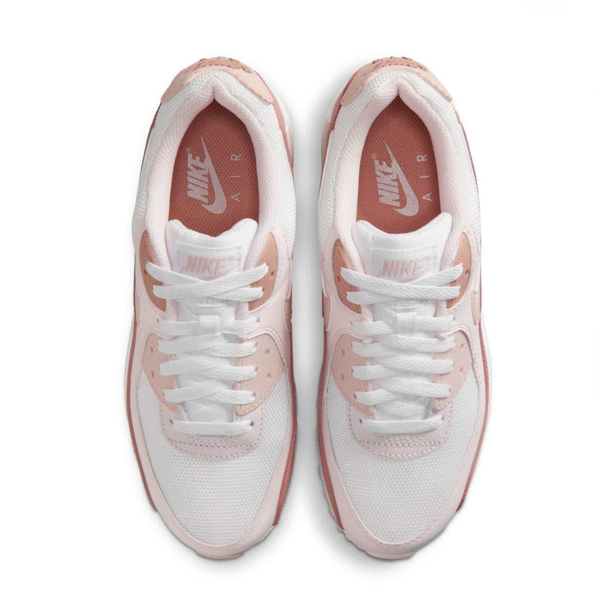 Nike Air Max 90 Sneakers – White, Blush Pink & Dusty Rose