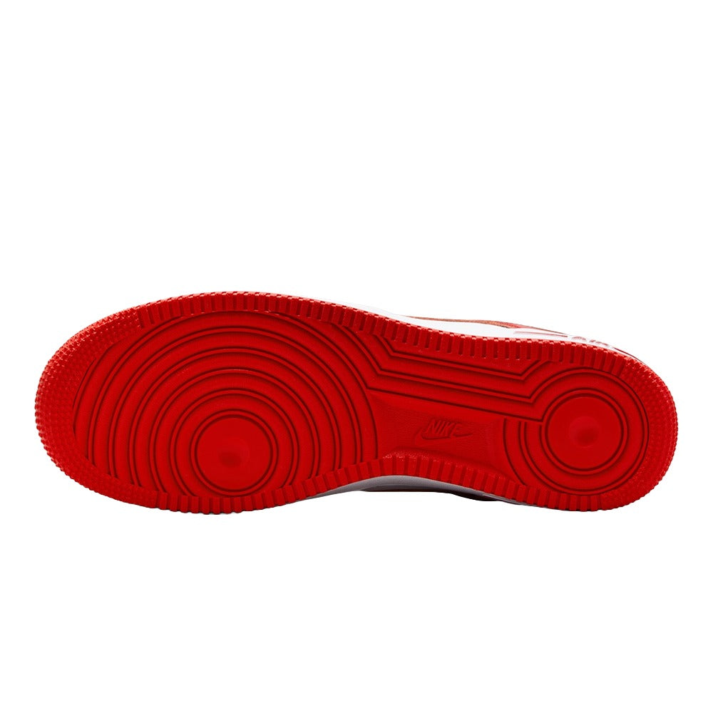 Nike Air Force 1 Low Sneakers – Red/White with TS Embroidery