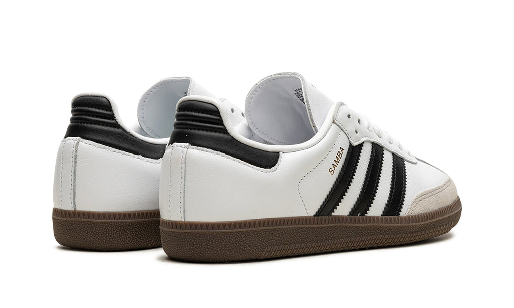 adidas Samba OG Sneakers in White, Black & Gum