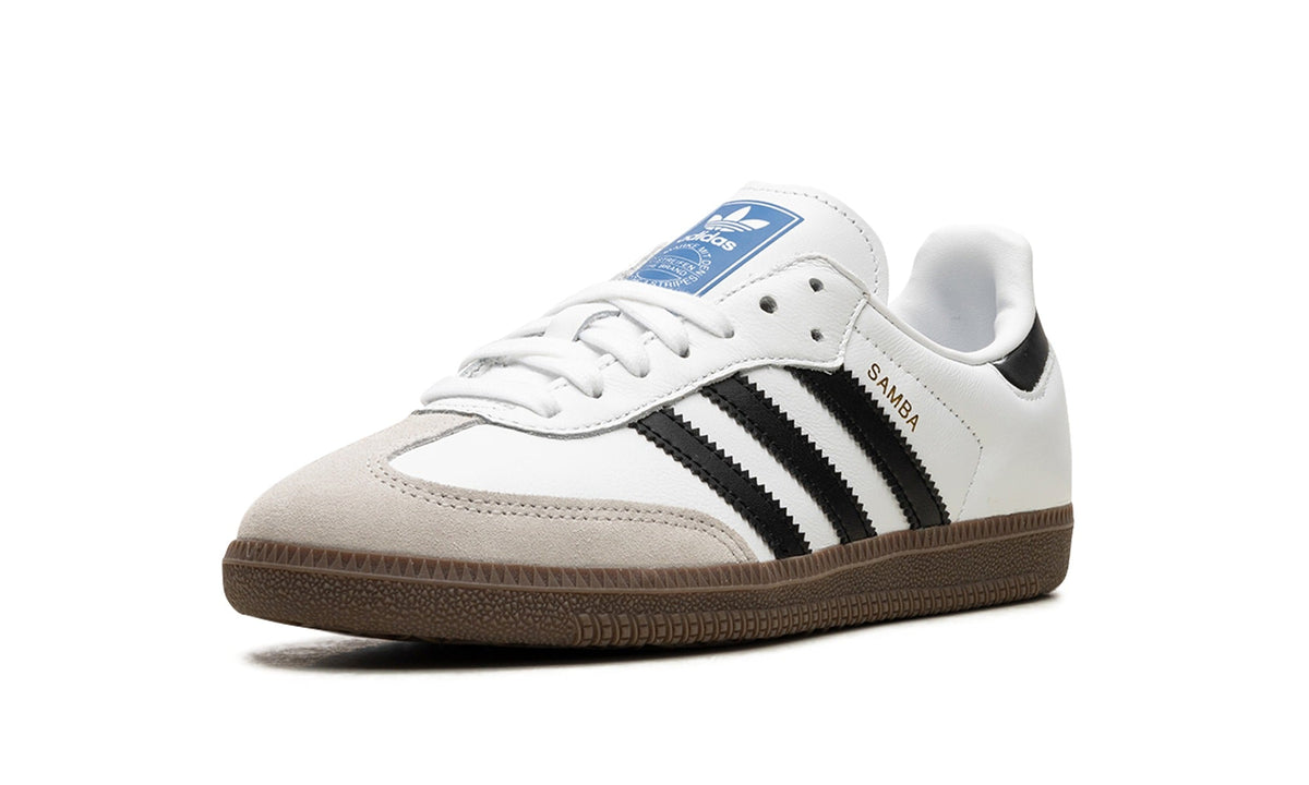 adidas Samba OG Sneakers in White, Black & Gum