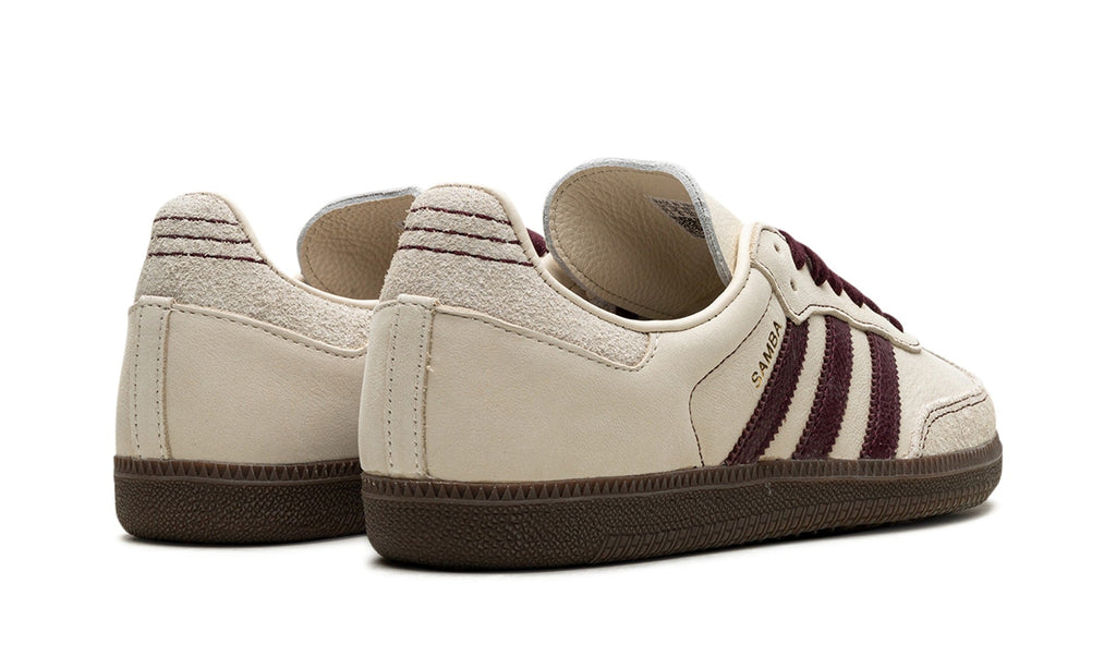 adidas Samba OG Sneakers in Cream & Burgundy