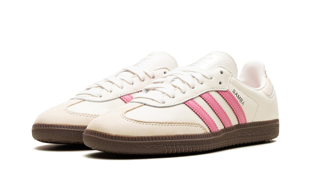 adidas Samba Sneakers – Cream, Pink & Dark Brown