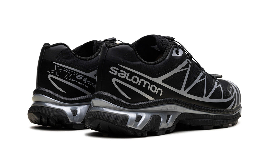 Salomon XT-6 GORE-TEX Sneakers in Black & Silver