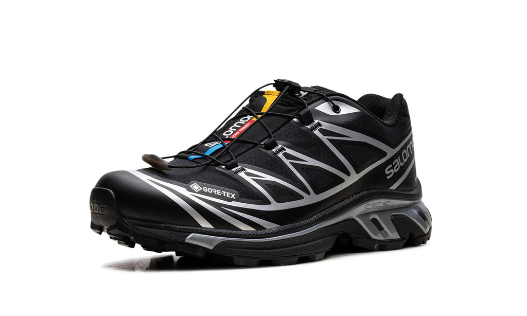 Salomon XT-6 GORE-TEX Sneakers in Black & Silver